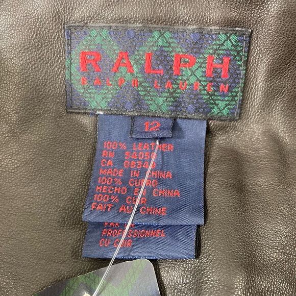 Ralph Lauren Brown Leather Miniskirt - Picture 2 of 9